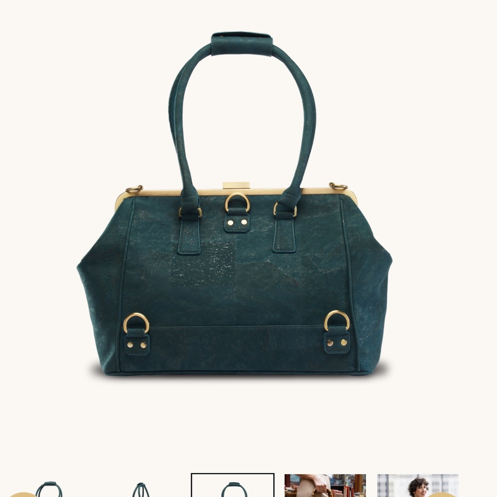 Elegant Teal Handbag